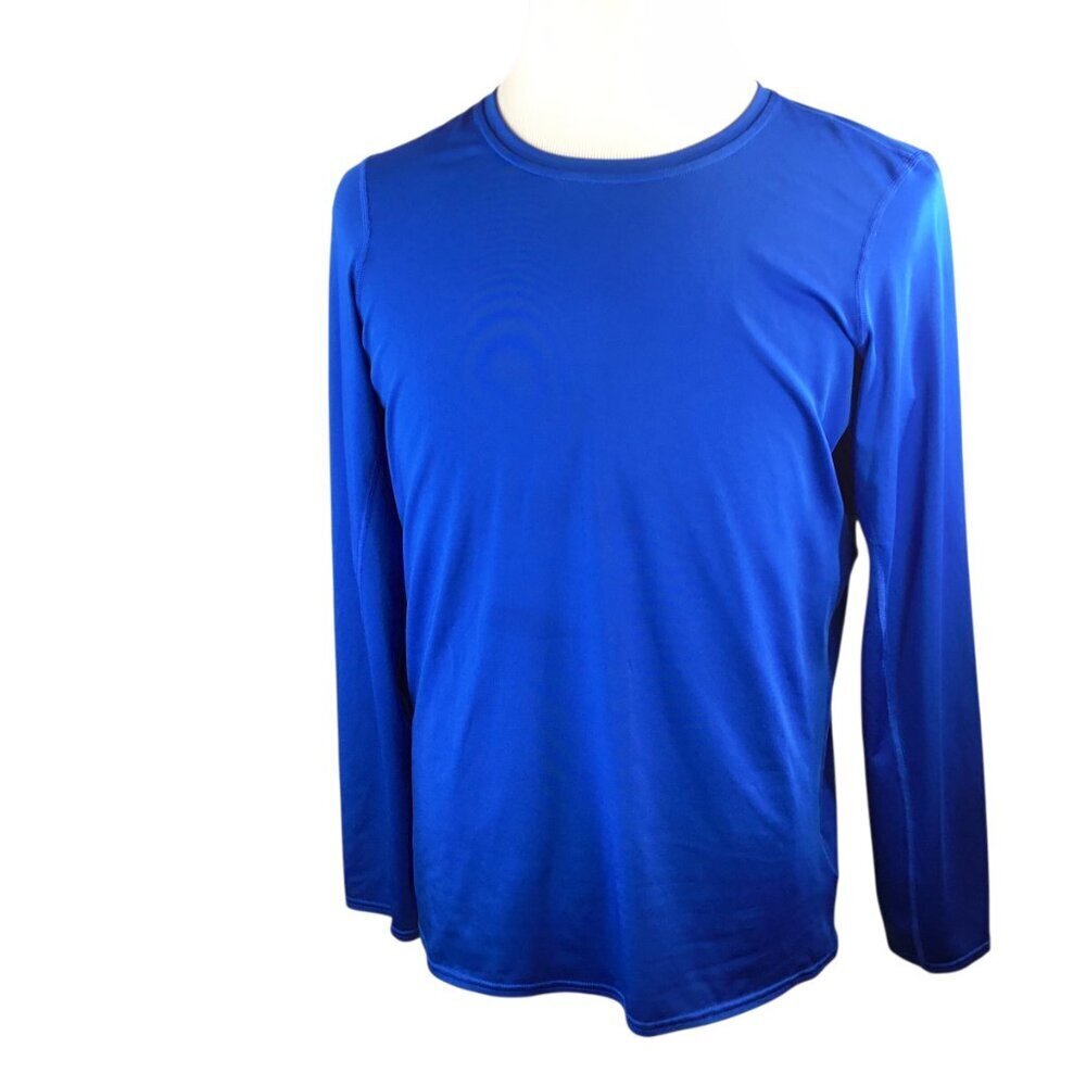 Patagonia Capilene Baselayer Daily Long Sleeve Royal Blue Size Large Crew Neck